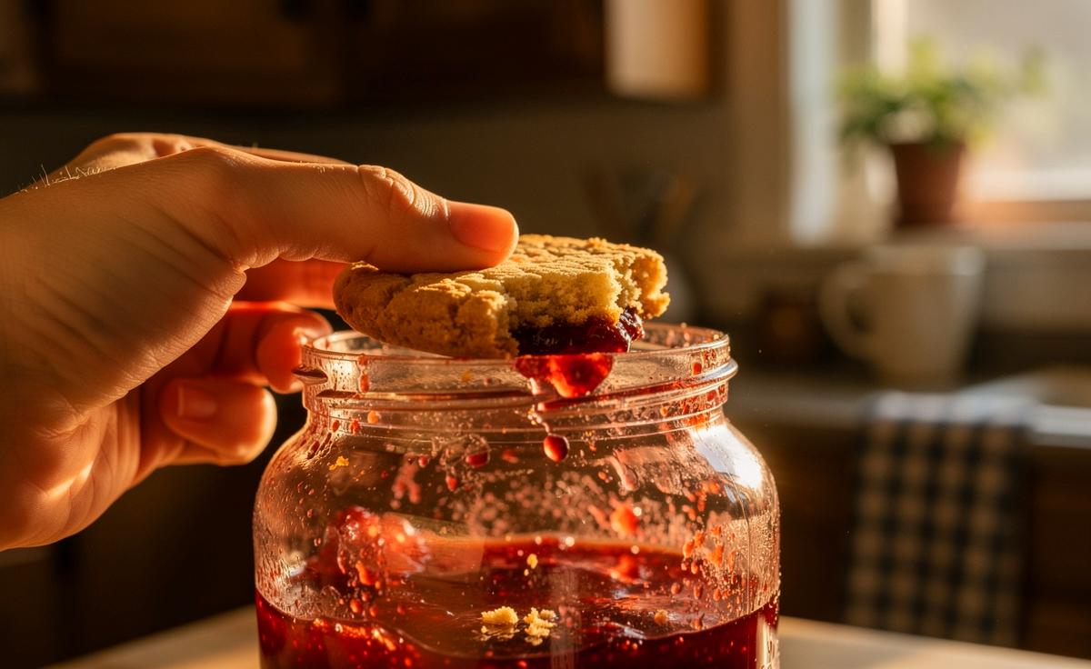 Leute essen Marmelade mit einer leeren Kekspackung – Köche erklären warum